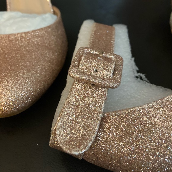 J. Adams Rose Gold Glitter Block Heel size 7.5 - Picture 7 of 7
